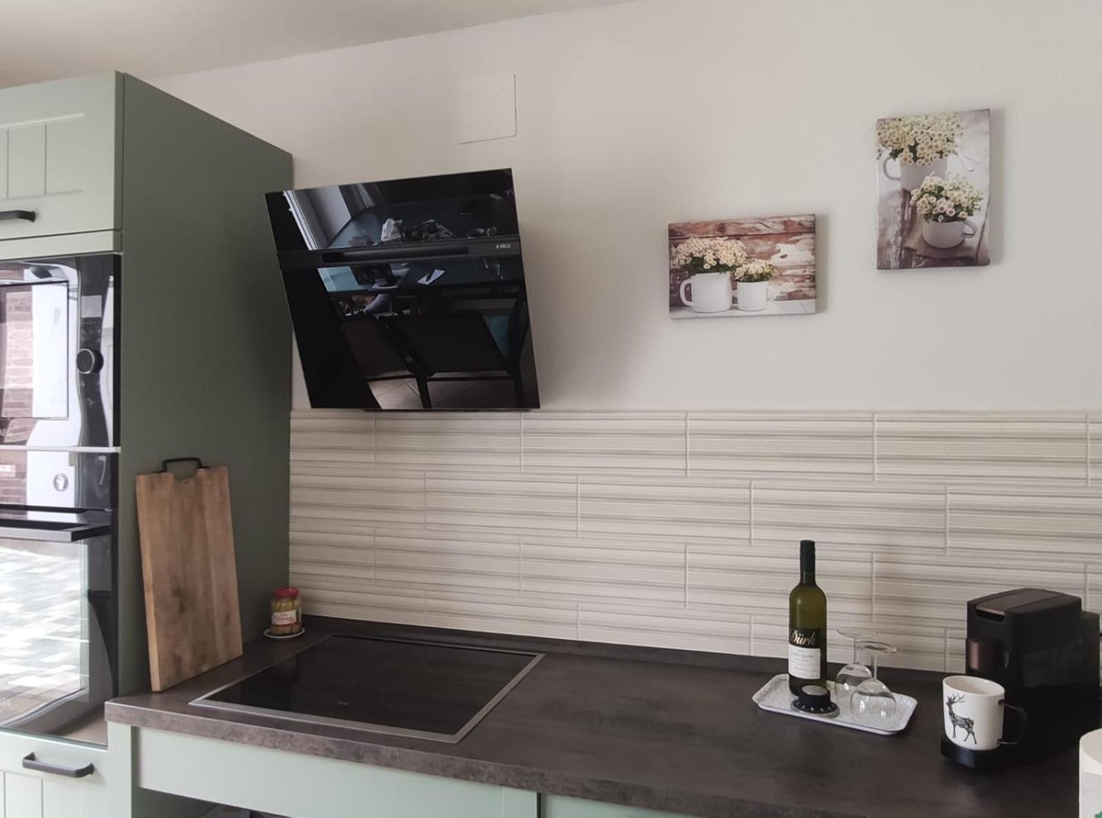 Ferienhaus Blaue Blume Mit 11 Kw Ladestation, Kamin, Terrasse, Eingezaeuntem Garten, Sauna, Wlan, Netflix, 2 Hunde Willkommen! Güntersberge Buitenkant foto