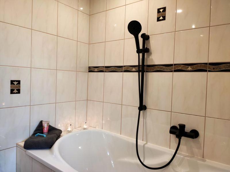 Ferienhaus Blaue Blume Mit 11 Kw Ladestation, Kamin, Terrasse, Eingezaeuntem Garten, Sauna, Wlan, Netflix, 2 Hunde Willkommen! Güntersberge Buitenkant foto